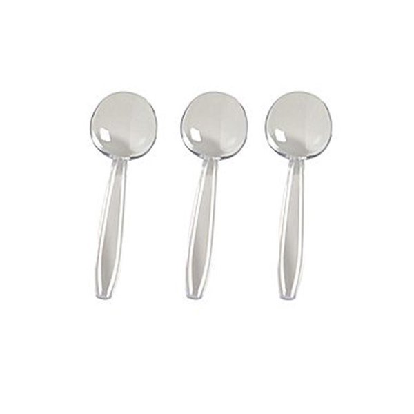 Fineline Settings Clear Soup Spoons- Box 2505-CL